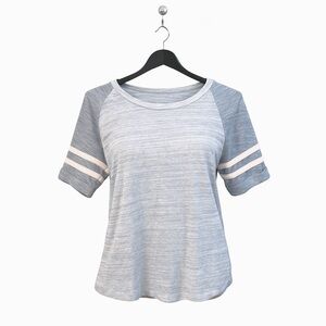 ⭐️ Sonoma - Striped Sleeve Tee, Size Medium